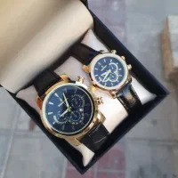 ساعت ست بند چرم زنانه و مردانه