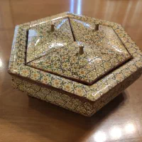 شکلات خوری و آجیل خوری خاتم سه درب