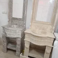 روشویی سنگی دوپایه