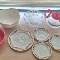 تعدادی ظروف آشپزخانه و پذیرایی نو