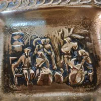 زیر سیگاری برنز|کلکسیون اشیاء عتیقه|اردبیل, |دیوار