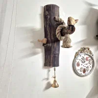 چراغ دیواری چوبی