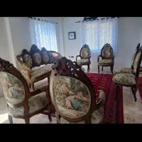 مبل انتیک و قدیمی وپارچه طرح لیلی مجنون|مبلمان خانگی و میز عسلی|تهران, منیریه|دیوار