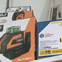 تراز لیزری2خط سبز گالف و متر لیزری