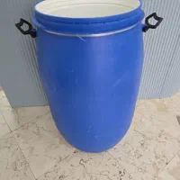 بشکه ( دبه) ۱۲۰ لیتری آلمانی دو جداره داخل سفید