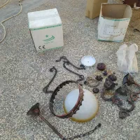 دو عدد لوستر فر فوژه|لوستر و چراغ آویز|اصفهان, شهرک امام خمینی|دیوار