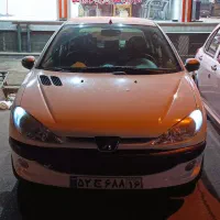 پژو ۲۰۶ تیپ ۳ بی رنگ کم کار