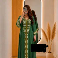 ماکسی نخی کشمیری مطاط