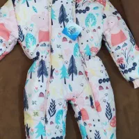 سیسمونی کاپشن نو دخترانه سرهمی نوزادی سایز۳ لباس