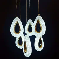 لوستر پلکسی وارداتی ۳ تایی ۶ تایی طرح جدید|لوستر و چراغ آویز|تبریز, |دیوار