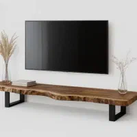 میز تلویزیون چوبی