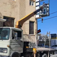 خدمات جرثقیل کفی دارخاور ۳ تن ۵ تن دکل بلندسبددار