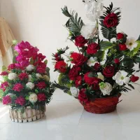 سبد گل بزرک مصنوعی