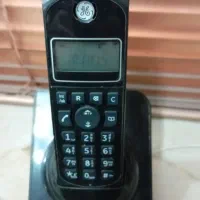 تلفن بیسیم بی سیم صفحه دیجیتال سالم مشکی رومیزی