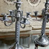 شمع ۲ عدد جا شمعی|صنایع دستی و سایر لوازم تزئینی|گلپایگان, |دیوار