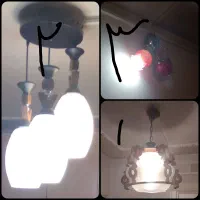 سه عدد لوستر سالم و تمیز فروشی