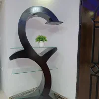 فروش ویترین چوبی چراغ دار