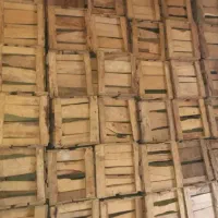 جعبه چوبی پرتقال و میوه