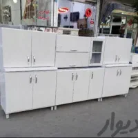 کابینت فلزی طرح ام دی اف. ۶ متری.اماده.پیش ساخته|مصالح و تجهیزات ساختمان|اسلام‌شهر, شهرک قائمیه|دیوار