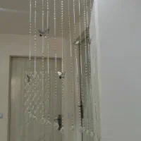 پرده کریستال خوش نما|پرده، رانر، رومیزی|مشکیندشت, |دیوار