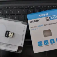 دانگل وای‌فای بی‌سیم USB AX300 دی لینک مدلDWA-X131|مودم و تجهیزات شبکه|خمینی‌شهر, |دیوار