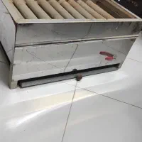 منقل استیل گازی زغالی