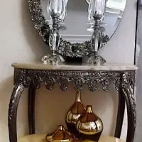 آئینه و شعمدون با میز