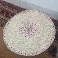 سفره حصیری گرد|سفره، حوله، دستمال آشپزخانه|کرمانشاه, |دیوار