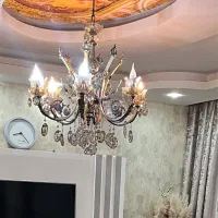 لوستر6شاخه برنز