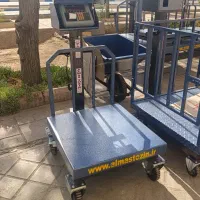 باسکول پرینتردار700کیلو چرخدار الماس توزین