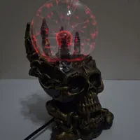 چراغ گوی پلاسما طرح جمجمه خون آشام