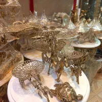 کاسه بشقاب برنز لیلی و مجنون آنتیک برنجیان|صنایع دستی و سایر لوازم تزئینی|ارومیه, |دیوار