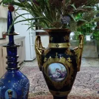 گلدان و کاسه سرمه ای اصل