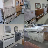 بوفه  آینه کنسول بلوط