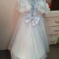 پیراهن دخترانه  حریر پرنسسی|لباس|نور, |دیوار