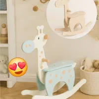 راکر چوبی خام کودک|تخت و صندلی بچه|تهران, تهرانپارس جنوبی|دیوار