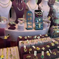 گوشواره پلاک گردنبند (گالری نیک سرشت )