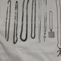 گردنبند مگنتی و آویز تسبیح سنگی و جاسوییچی
