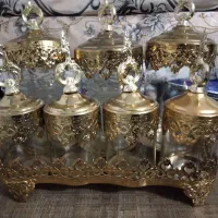 پاسماوری جا ادویه ای شیرینی خوری دسته گل عروس پارچ|ظروف نگهدارنده، پلاستیکی، یک‌بارمصرف|زاهدان, |دیوار