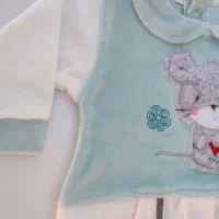 سرهمی و کلاه مخمل طرح خرس|کفش و لباس بچه|بروجرد, |دیوار