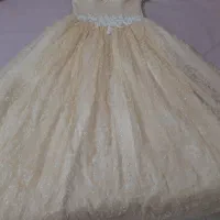 لباس عقد و نامزدی رنگ نباتی پرنسسی