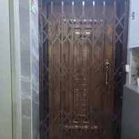 درب حفاظ اکاردئونی|مصالح و تجهیزات ساختمان|شاهین‌شهر, شهرک صنعتی|دیوار