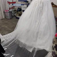 دو عدد لباس عروس نو سایز ۳۸ تا۴۲ مکرومه  دوزی|لباس|فردیس, شهرک شهید حسینی|دیوار