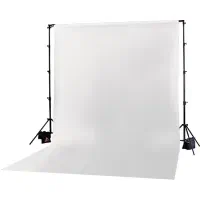دو پرده عکاسی مخمل و همراه پایه ilkeen