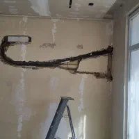 نصب اسپیلت ولوله کشی زیر کار