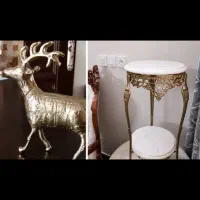 میز تلفن برنز کیفیت درجه ۱ کاملا نو وسالم