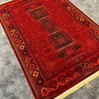 بورس تخصصی فرش لاکی قرمز روناسی بوم گلی ترکمن بلوچ|فرش|کاشان, شهید زجاجی|دیوار