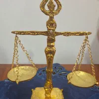 ترازوی برنجی نو جهت دکور و کلکسیون