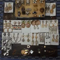 گوشواره و انگشتر استیل،رنگ ثابت