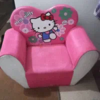 مبل کودک صورتی کیتی